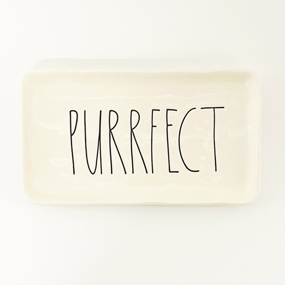 Rae Dunn PURRFECT Tray - Picture 1 of 8